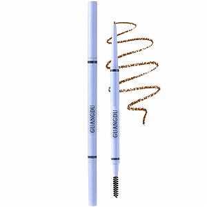 Олівець для брів Hair Roller Double-Headed Slim Pencil Waterproof Білий A - Фото 1