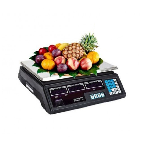 Весы торговые электронные GAYA GA-410 до 40 кг Черные, фото №1