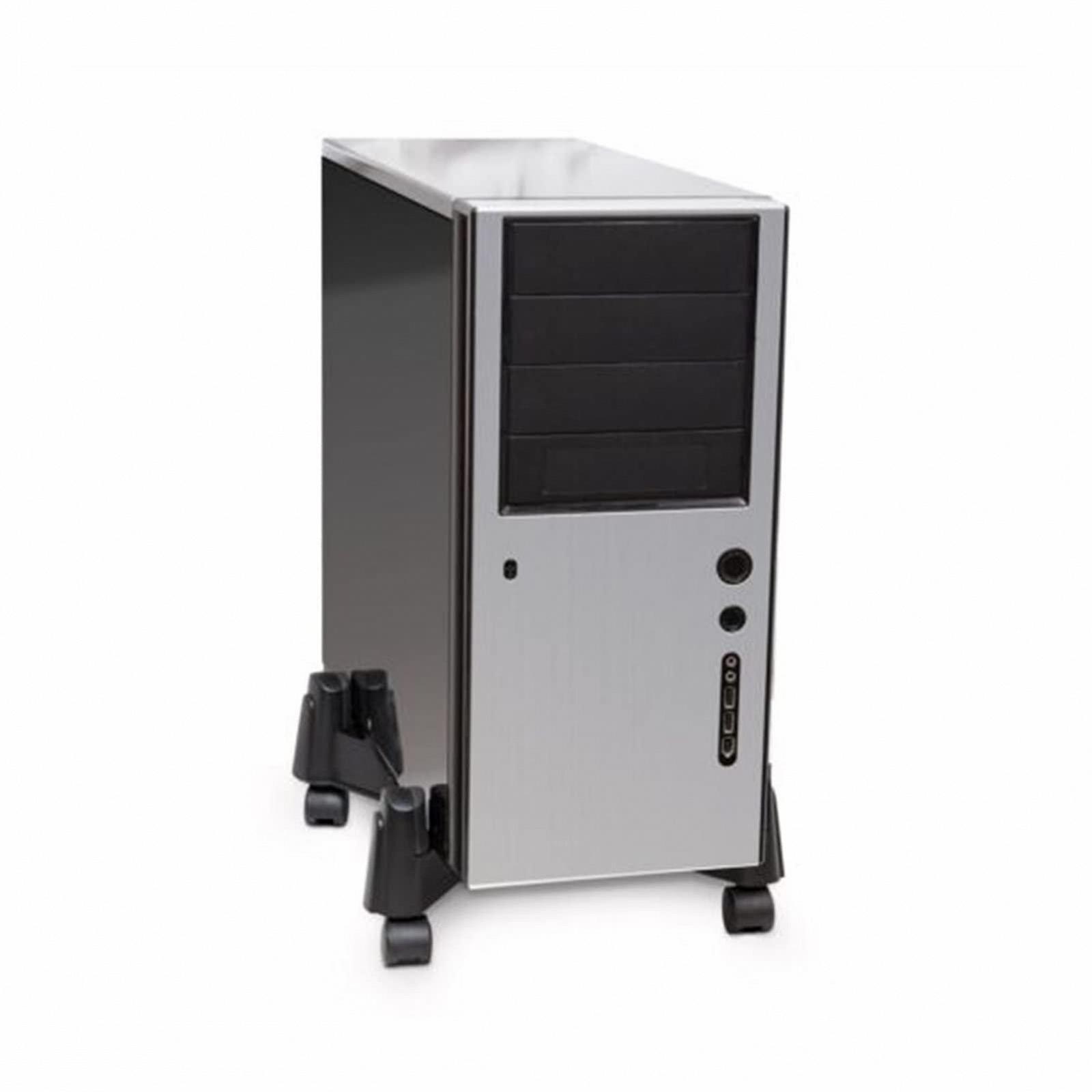 Подставка для ноутбука Регулируемая для настольного компьютера Бытовая подставка для ЦП с колесами, катящаяся, Поднос для хостов PC-аксессуар A, фото №4