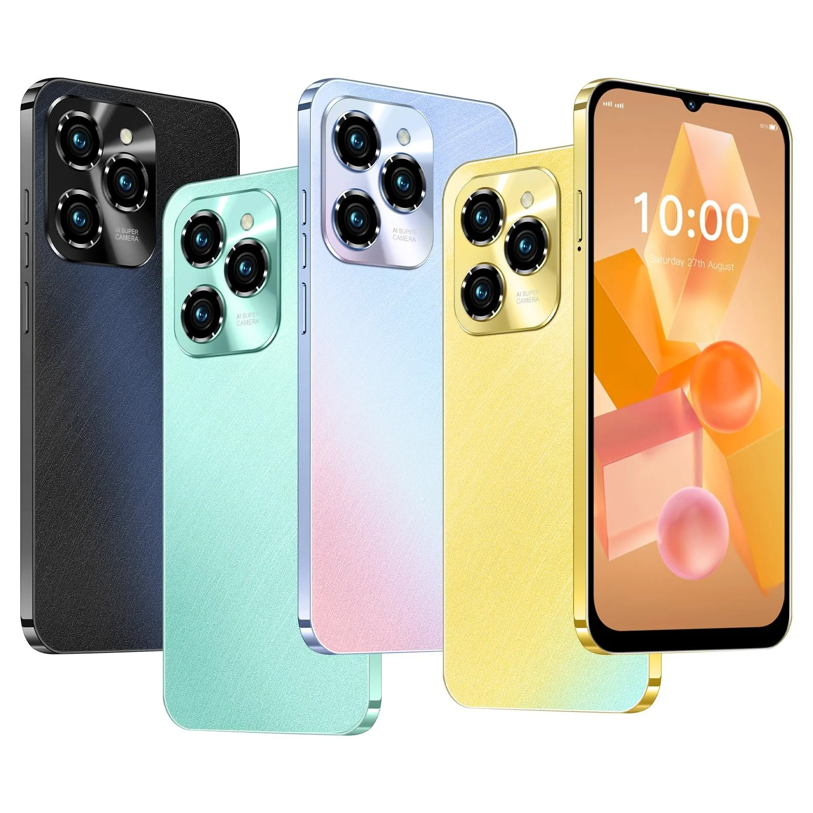 Смартфон CatCalls HOT40Pro 6.3 дюйма HD+ 3GB + 32GB/256GB Android 10 4G Dual SIM Light Blue, фото №2