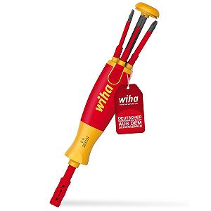 Купить Отвертка с магазином бит Wiha LiftUp Electric 38612 Phillips, шлиц с 6 SlimBits в блистере - Фото 1 Отвертка с магазином бит Wiha LiftUp Electric 38612 Phillips, шлиц с 6 SlimBits в блистере - Фото 1