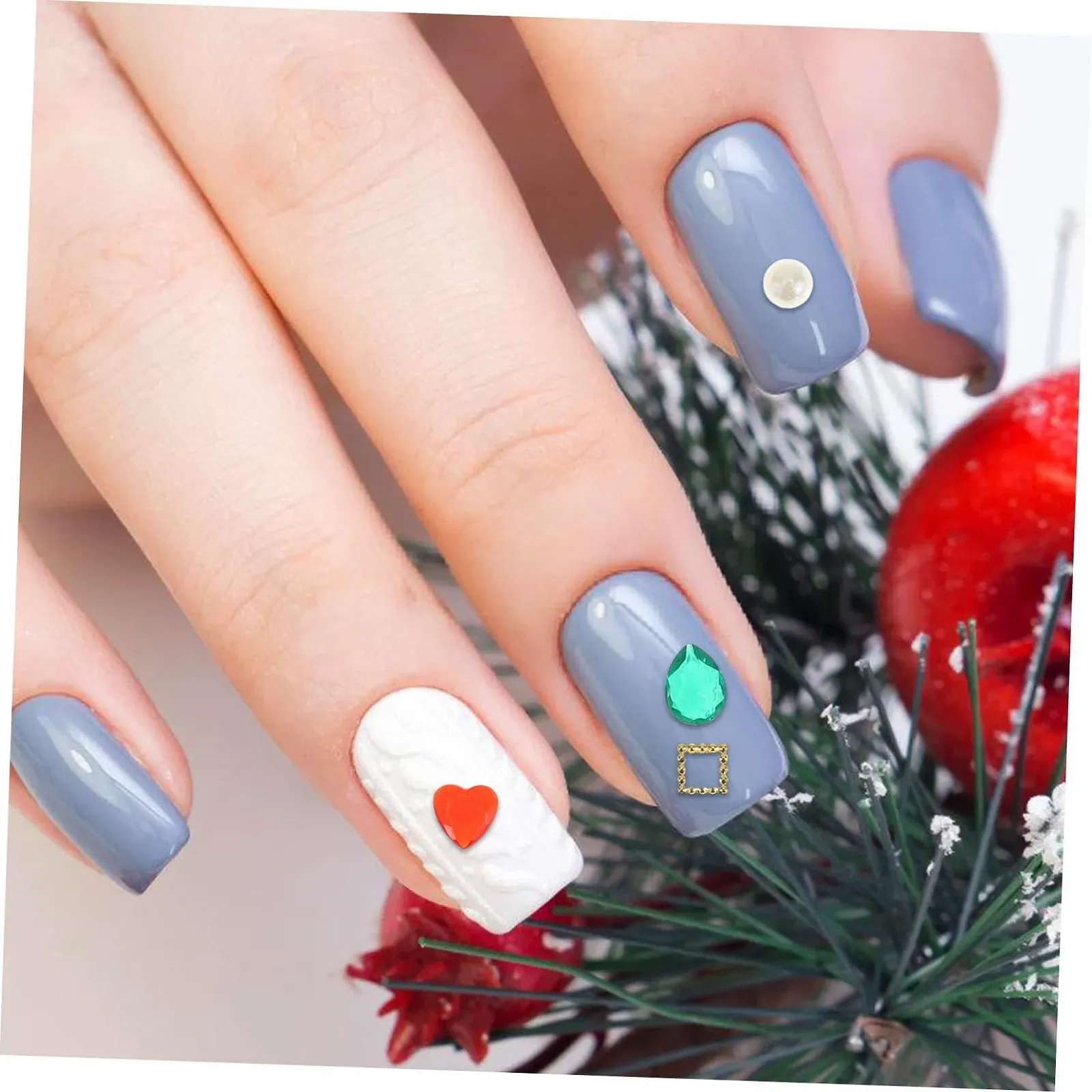 Стрази TEHAUX 12 Gitter для манікюру, блискучі, для жінок, фото №7