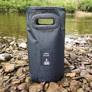 Складная бутылка для воды для кемпинга, водонепроницаемая, высокая термостойкость, портативная, слой дна ведра из ПВХ, складная synthetic.ua - Фото 1