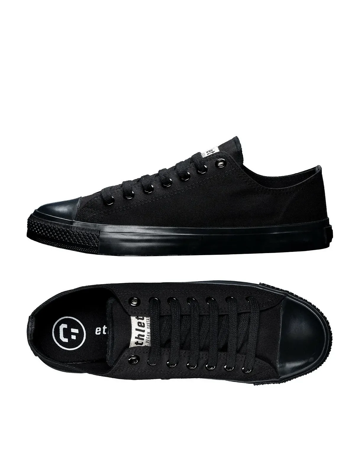 Кеды Ethletic Canvas Cap Lo Cut Черный, фото №2