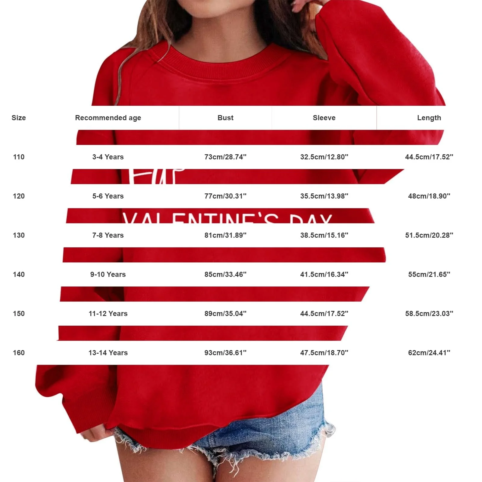 Світшот для дівчинки, Generisch, з довгими рукавами, зимовий, фото №7