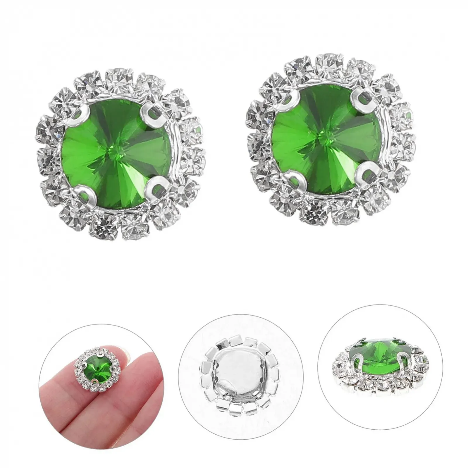 Стразы TEHAUX Искусственные бриллианты для рукоделия, 20 шт, фото №8