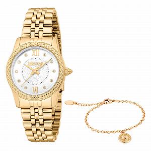 Часы женские Just Cavalli JC1L360M0055, аналоговые, кварцевые, серебристо-черные - Фото 1