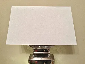 Настільна лампа DRULINE Silver Lady 35 см керамічна Shabby Chic біла срібляста 8739S-25 - Фото 1