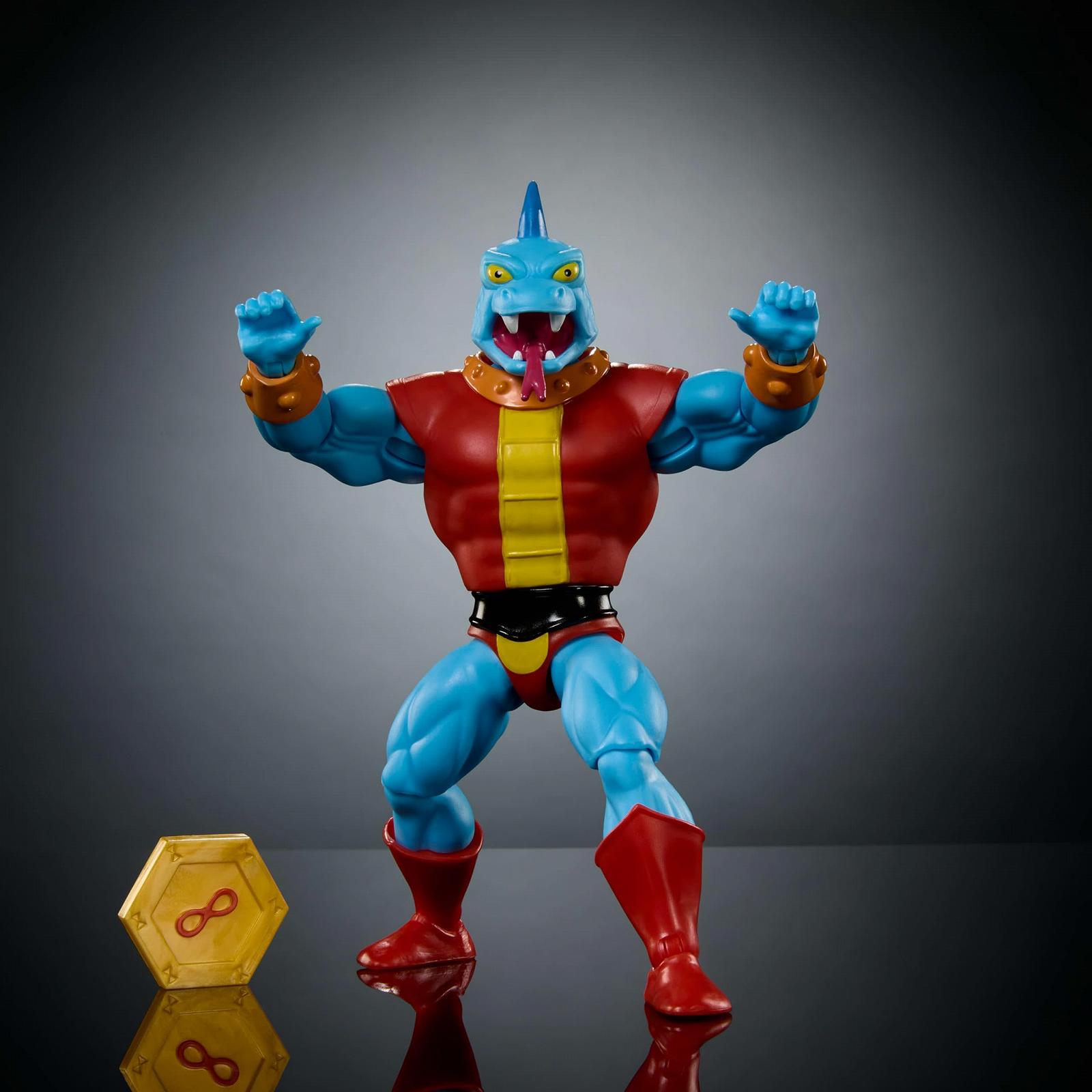 Фігурка Fang Man Masters of The Universe Origins JBM91, 14 см, лиходій з ТБ 1980-х, з іклами та аксесуарами, фото №2