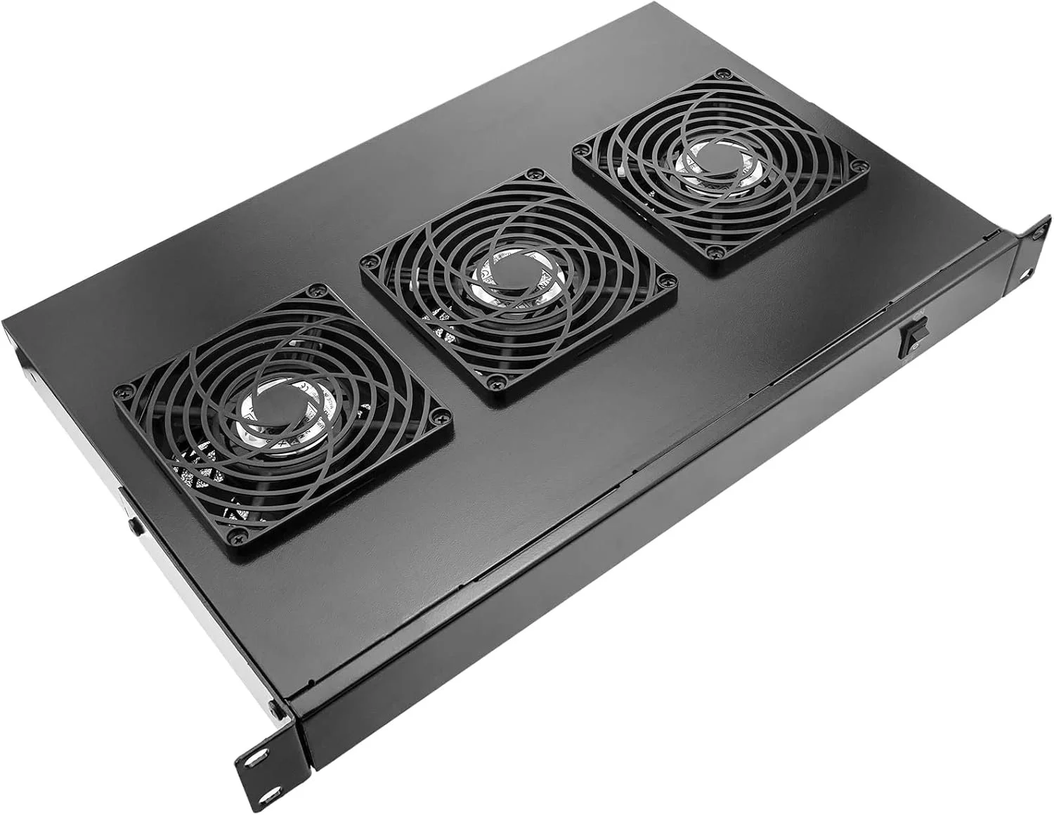 Вентиляционный комплект Cablematic 19'' U1/ 3/120mm / Black, фото №1