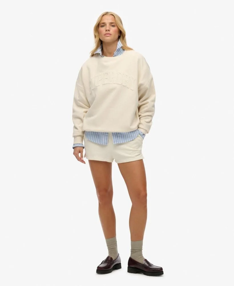 Женский свитшот Superdry Athletic Essentials с подходящими аппликациями, фото №2