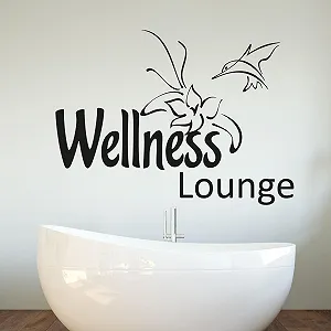 Наклейка на стіну GRAZDesign Wellness Lounge 41 x 30 см 031 Червоний - Фото 1