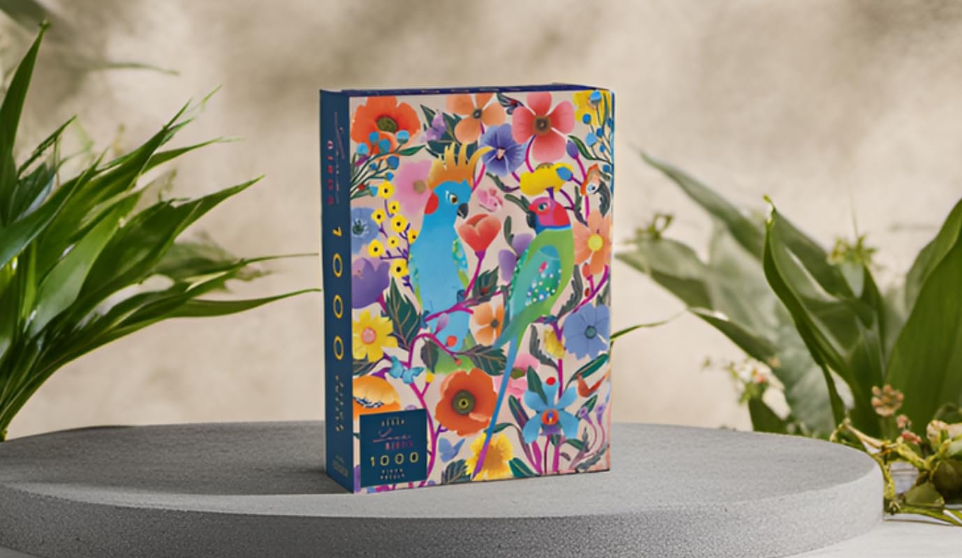 Пазл Elena Essex Lovebirds / Butterfly Bird 1000 деталей 70 х 50 см, фото №5