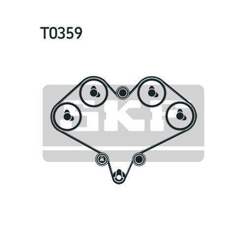 Комплект ГРМ SKF VKMA 92008 для NISSAN, фото №2