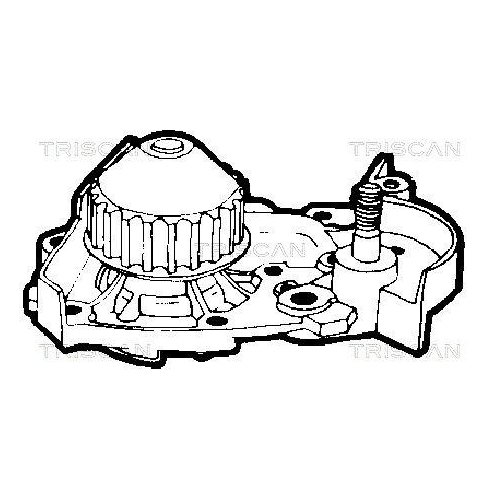 Водяной насос охлаждения двигателя TRISCAN 8600 25876 для RENAULT, фото №2