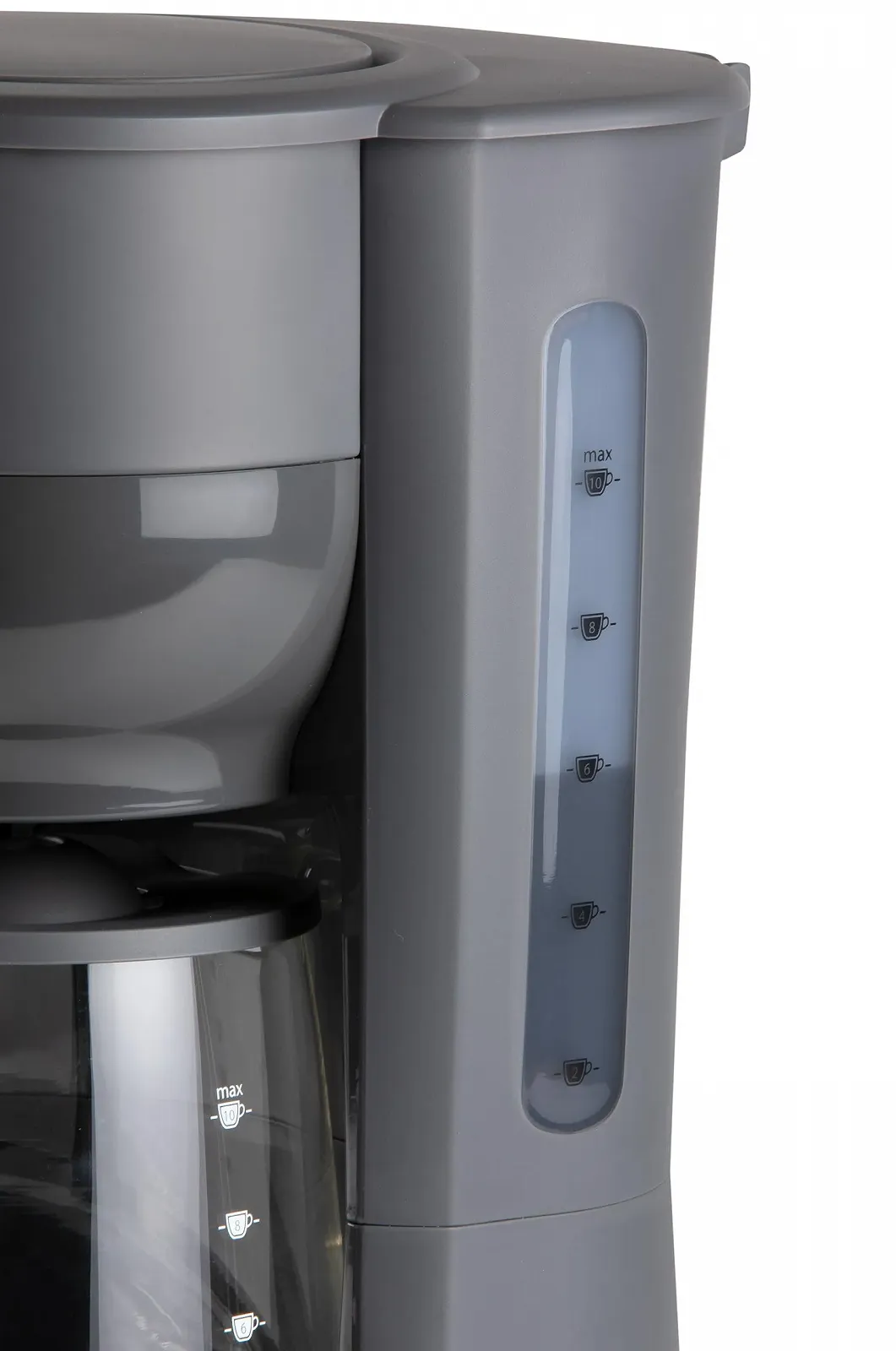 Капельная кофеварка DOMO Wood You Series DO754K 1,25 л 10 чашек Матовый серый с отделкой под дерево, фото №9