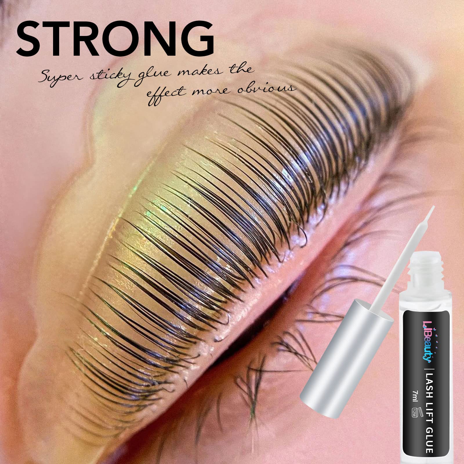 Клей для вій Libeauty Eyelash Perm Glue прозорий та білий, фото №2