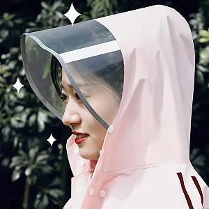 Детская дождевая куртка Унисекс с капюшоном Водонепроницаемая Однотонная Длинная Дышащая для походов от солнца Лето Осень synthetic.ua - Фото 1