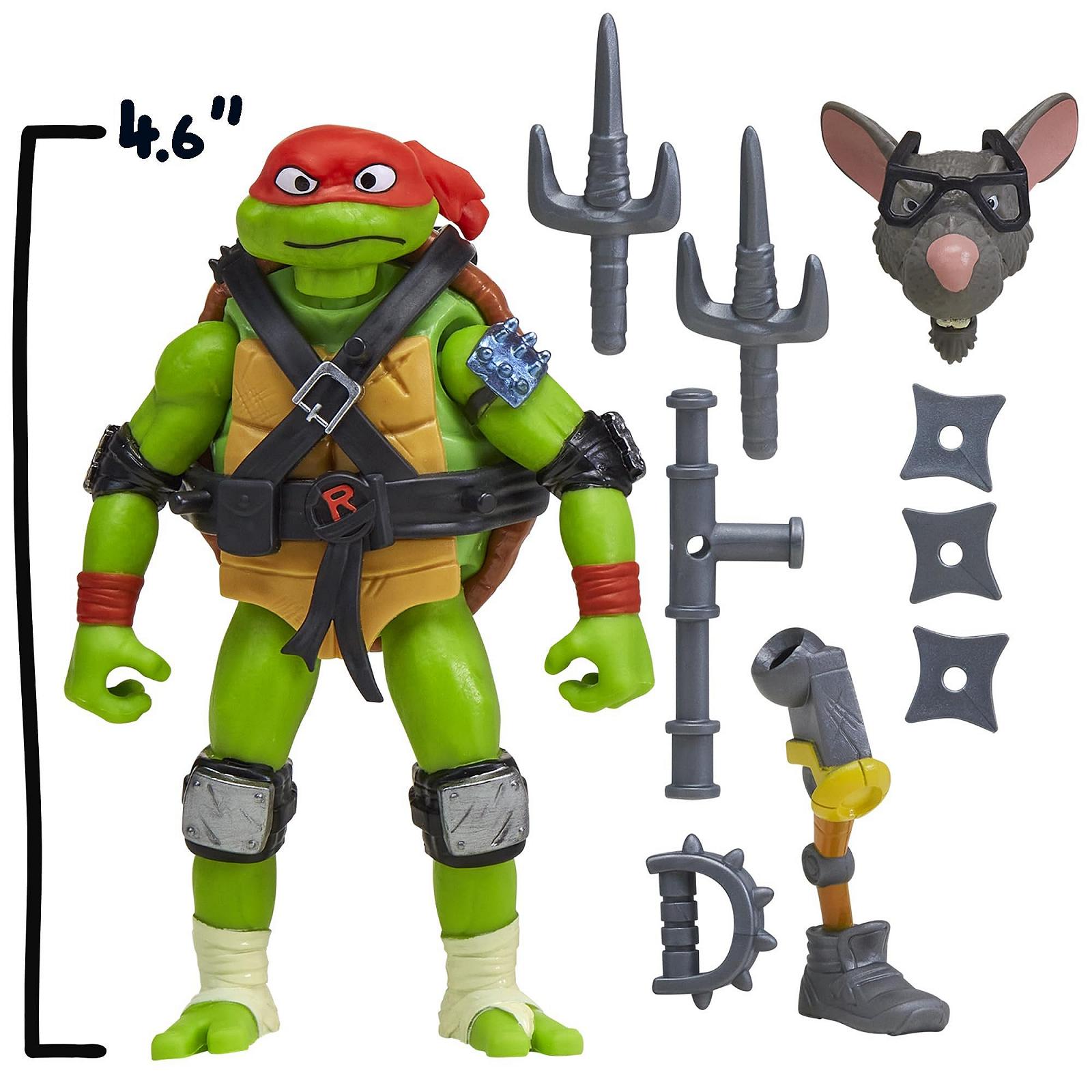 Фігурка Черепашки-ніндзя Playmates Toys Tales of Teenage Mutant Ninja Turtles: Mutations Mix & Match Рафаель, фото №4