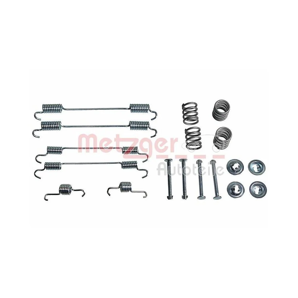 Комплект аксесуарів, гальмівні колодки (барабанні) METZGER 105-0057 GREENPARTS RENAULT Задня вісь, фото №1