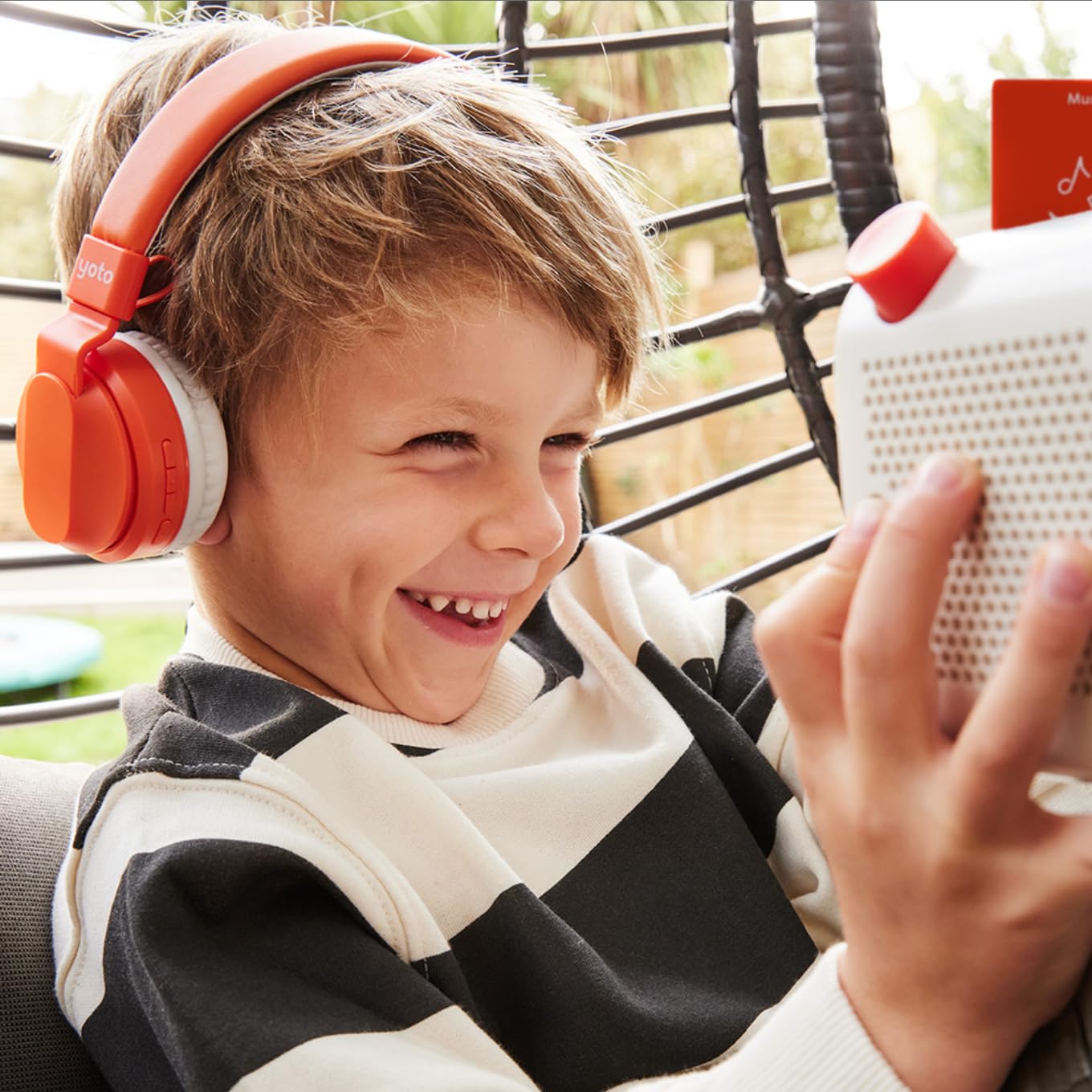 Портативна колонка Bluetooth Audio Speaker Yoto Player 3rd Generation + Create Your Own Card для дітей білого кольору, фото №5