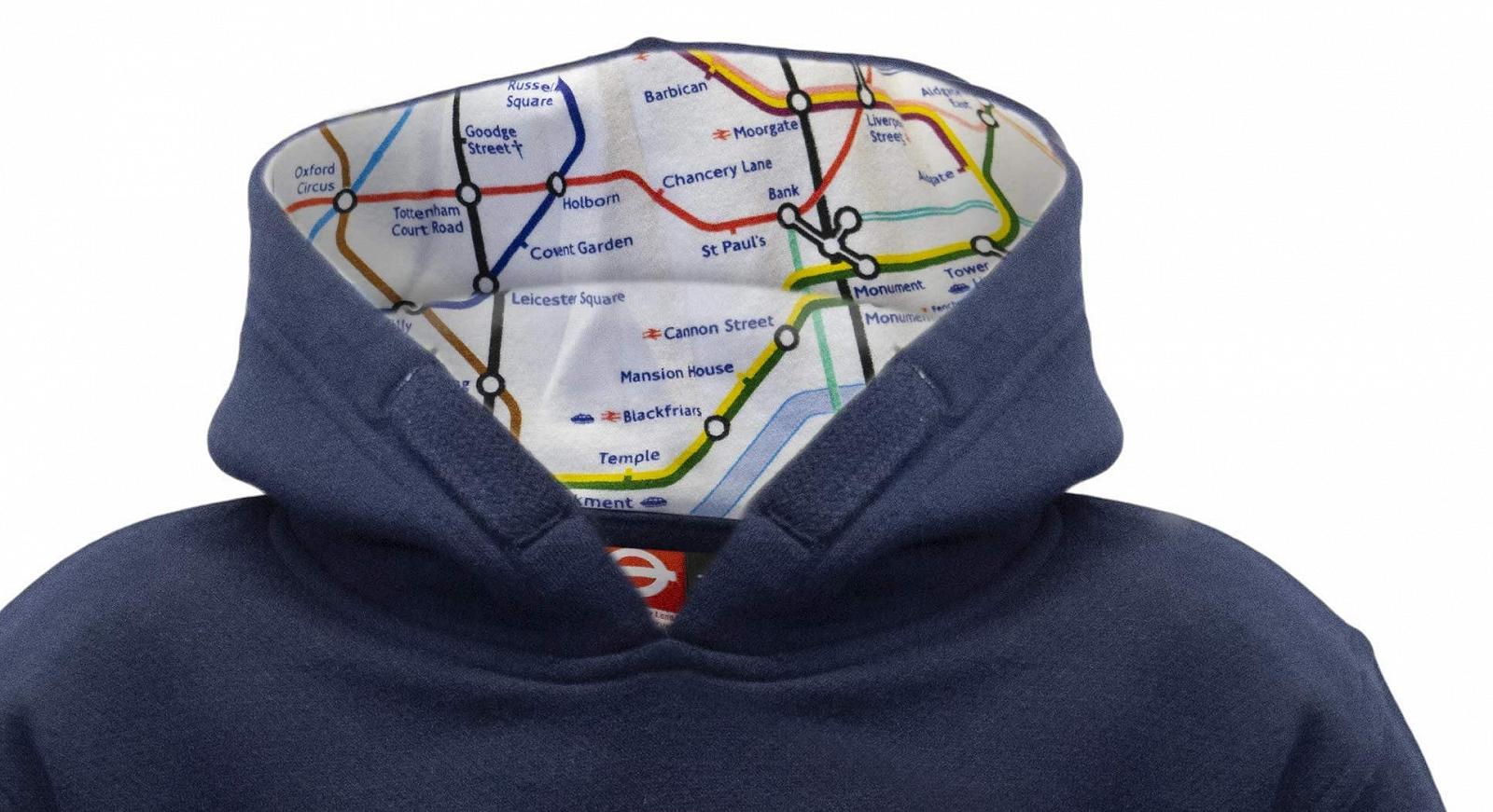 Худи TFL 129K Детское вышитое Mind The Gap Темно-синее, фото №4