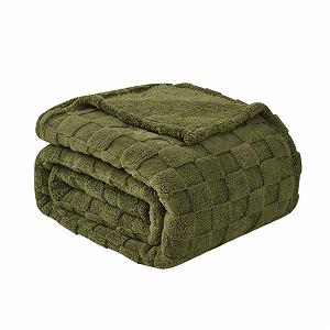 Одеяло Good Nite Мягкое Пушистое, 150 x 200 см, Пушистое одеяло, Флисовое одеяло для дивана и покрывала, Мягкое одеяло в клетку для весны, лета, осени, зимы, четырех сезонов - Фото 1