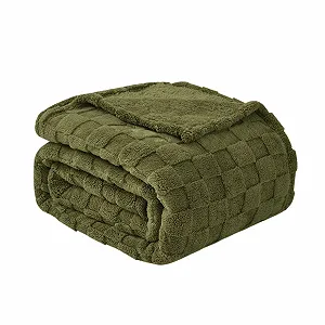 Одеяло Good Nite Мягкое Пушистое, 150 x 200 см, Пушистое одеяло, Флисовое одеяло для дивана и покрывала, Мягкое одеяло в клетку для весны, лета, осени, зимы, четырех сезонов - Фото 1