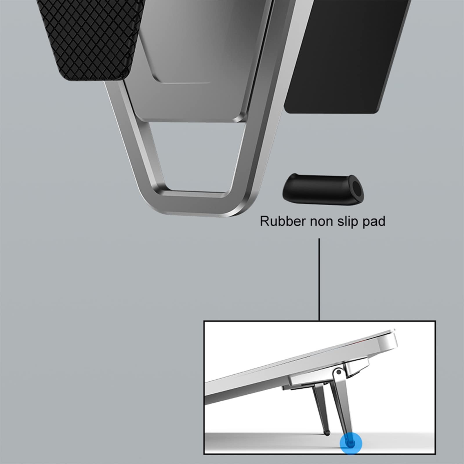 Підставка для ноутбука Invisible Сплав цинку Охолоджуюча підкладка, фото №3 Підставка для ноутбука Invisible Сплав цинку Охолоджуюча підкладка, фото №3