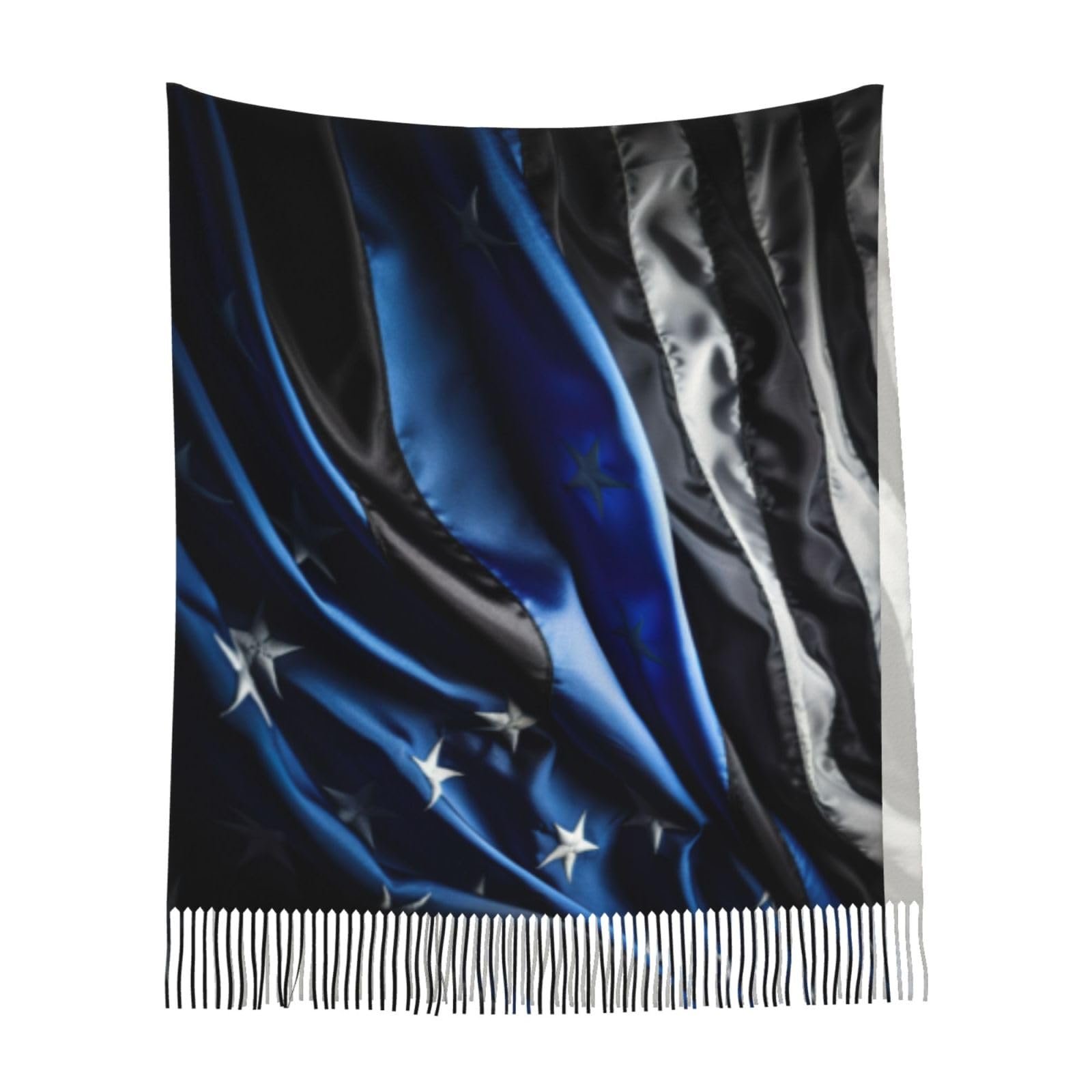 Пашміна LNNIUK American Print Thin Blue Line 3 Шарф Зимовий, фото №9