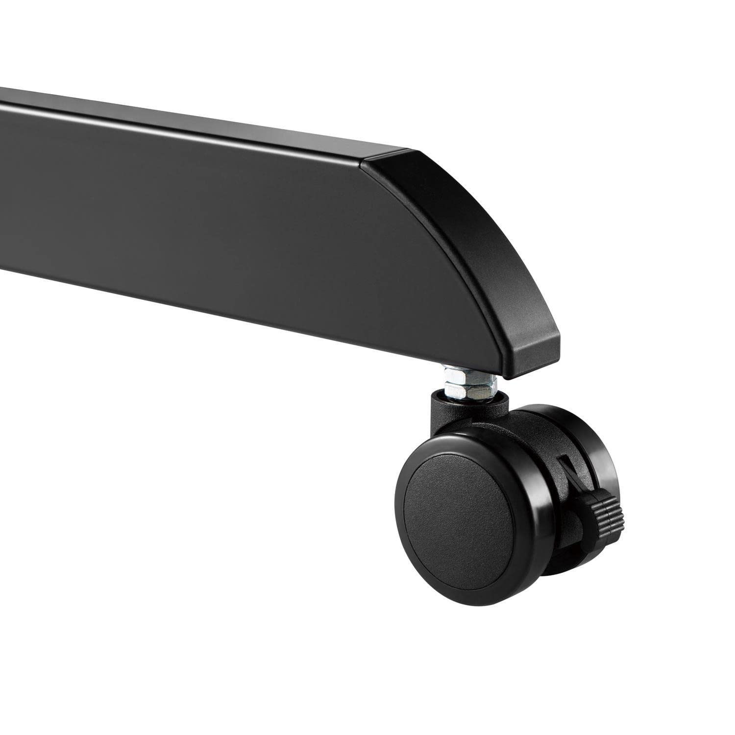 Стіл для ноутбука Maclean MC-903 з регулюванням висоти, колесами та шухлядою, регульована висота до 113 см, макс. 8 кг, чорний, фото №8