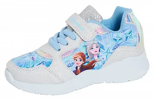 Кроссовки Disney Frozen 2 для девочек Детские туфли Elsa Anna Easy Touch на быстрой шнуровке для досуга - Фото 1