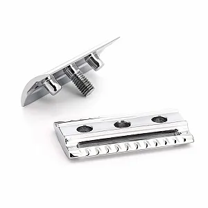 Т-образная бритва MÜHLE Classic R89 закрытый гребень Хром synthetic.ua - Фото 1