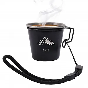 Кружка из нержавеющей стали, маленькая, портативный брелок - Фото 1