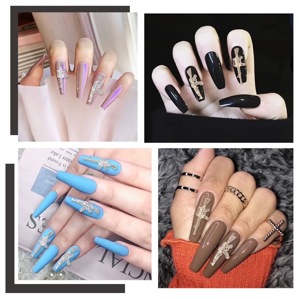 Подвески для ногтей craspire, 32 шт., 4 стиля, 3D подвески для ногтей со стразами, аксессуары для украшения ногтей своими руками, изготовление ювелирных изделий, фото №7