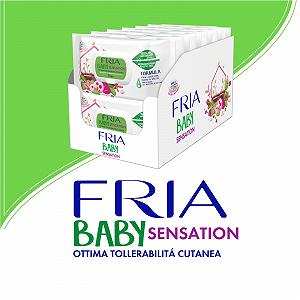 Салфетки Fria Baby Sensation С маслом ши, для нежной кожи, дерматологически протестированы, Maxi Эконом-упаковка 840 штук synthetic.ua - Фото 1