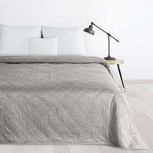 Покривало Eurofirany Luiz Blink Велюр М'яке Срібний 220 x 240 см - Фото 1