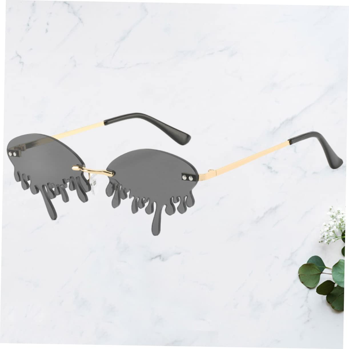 Окуляри Святкові PACKOVE Набір з 3 шт. Drop Design Сірий, фото №3