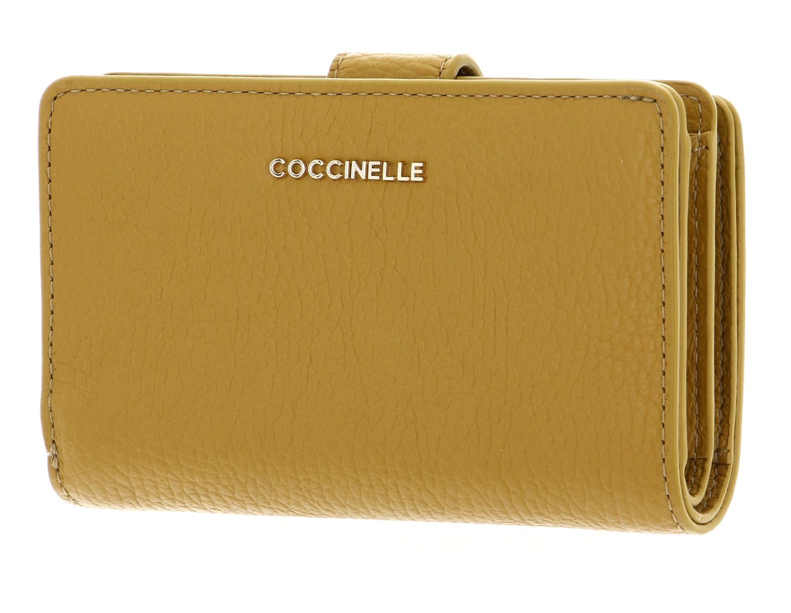 Кошелек Coccinelle Metallic Soft Mini Кожа Citronella Citronella, фото №1