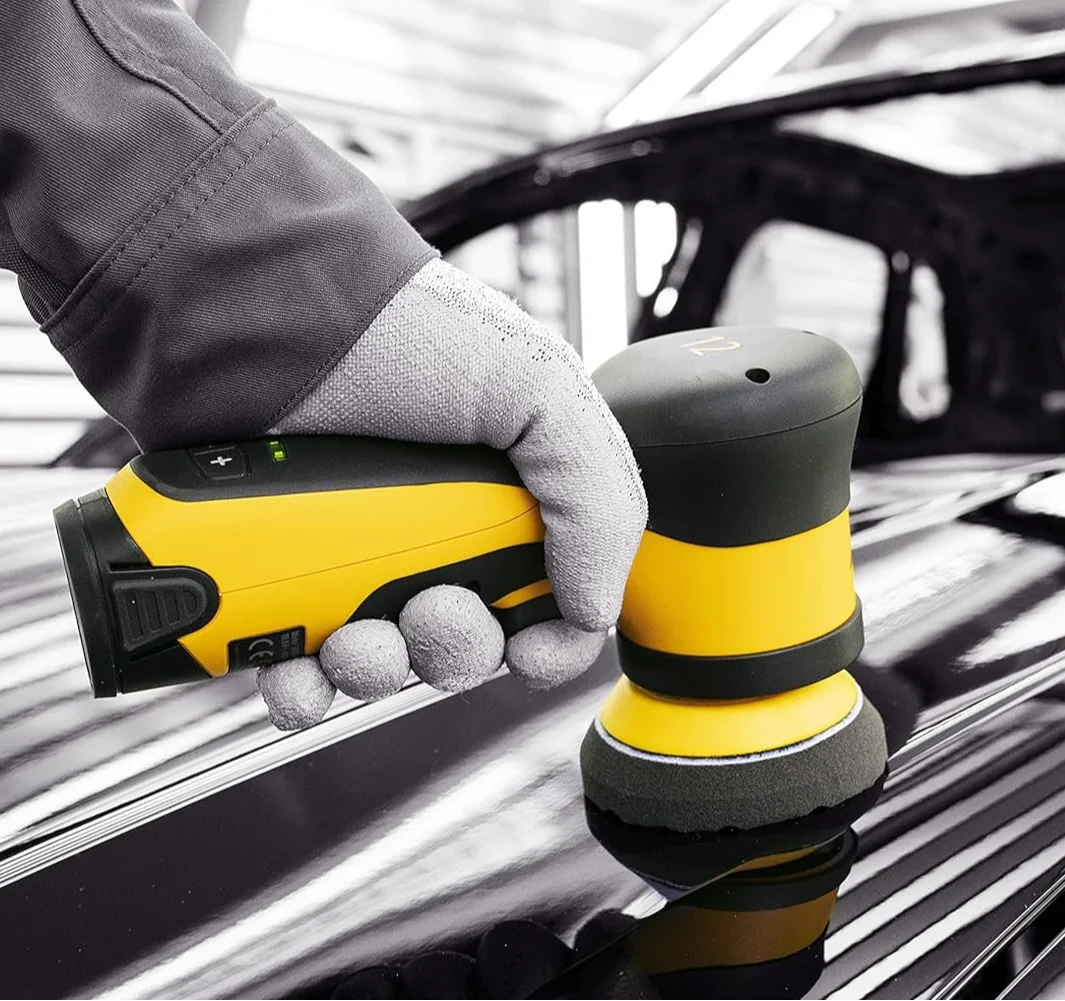 Акумуляторна полірувальна машина Mirka AROP-B 312NV Чорно-жовтий, фото №6