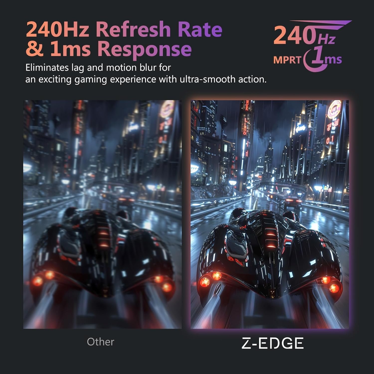 Монітор 27" Z-Edge UG27PJ Full HD IPS 240 Гц, фото №2