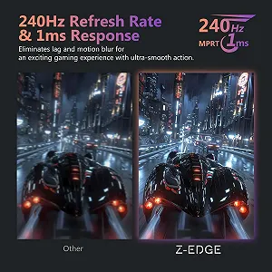 Монітор 27" Z-Edge UG27PJ Full HD IPS 240 Гц synthetic.ua - Фото 1