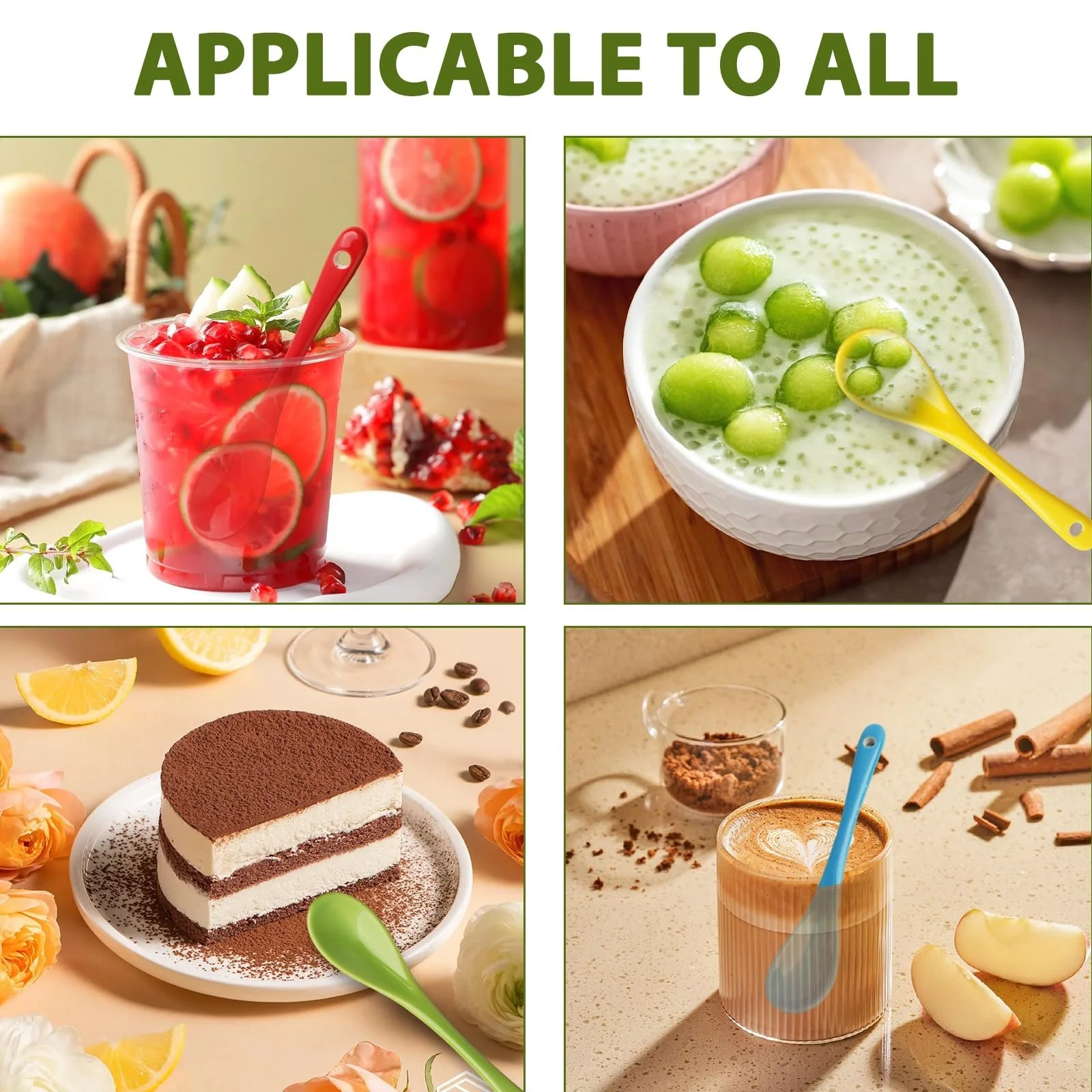 Набір з 6 ложок для яєць, порцелянові керамічні, фото №6 Набір з 6 ложок для яєць, порцелянові керамічні, фото №6