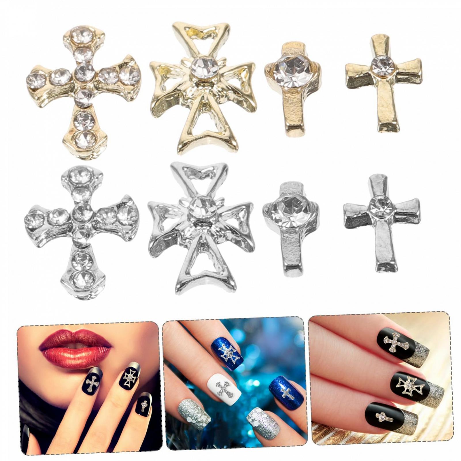 Украшение для ногтей Крест Готический FOMIYES, 80 штук, фото №9