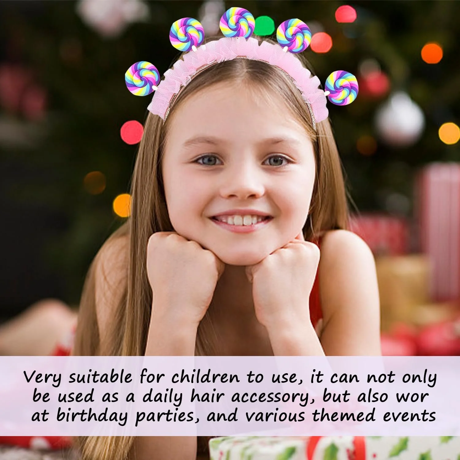 Обруч на голову Lollipop Рожевий, фото №5 Обруч на голову Lollipop Рожевий, фото №5