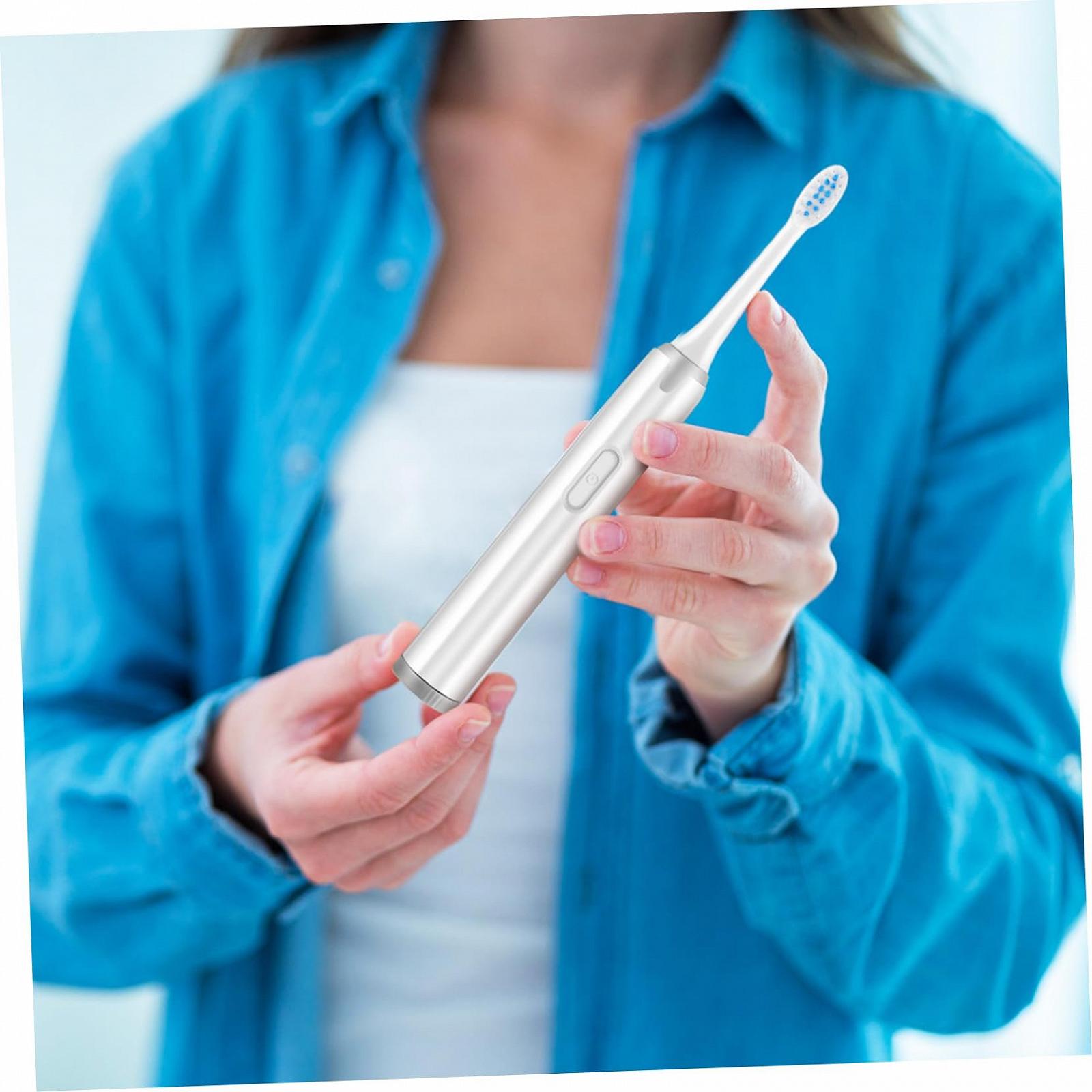 Електрична зубна щітка Beaupretty Soft ABS Біла, фото №5