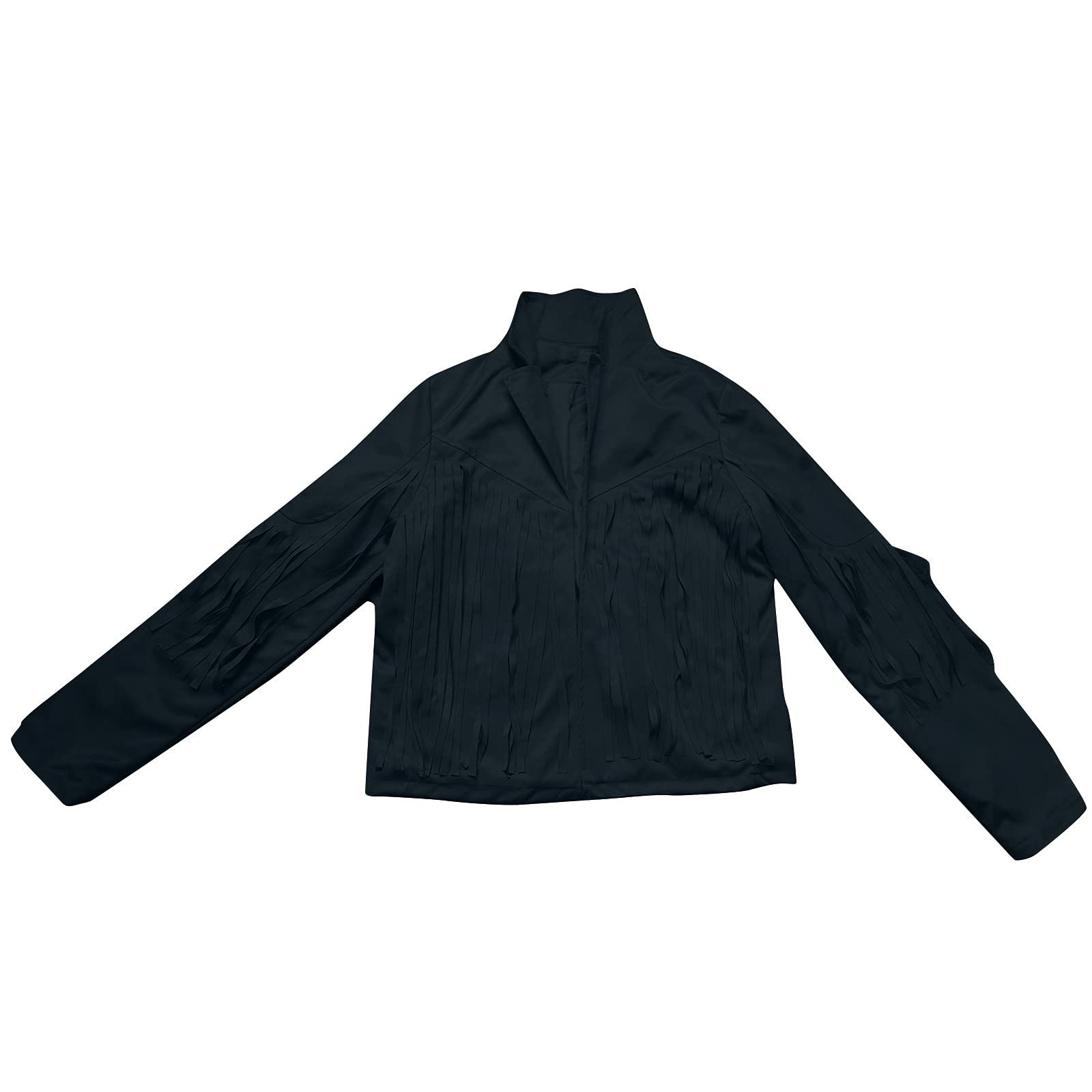 Коротка куртка з бахромою для жінок, фото №7 Коротка куртка з бахромою для жінок, фото №7