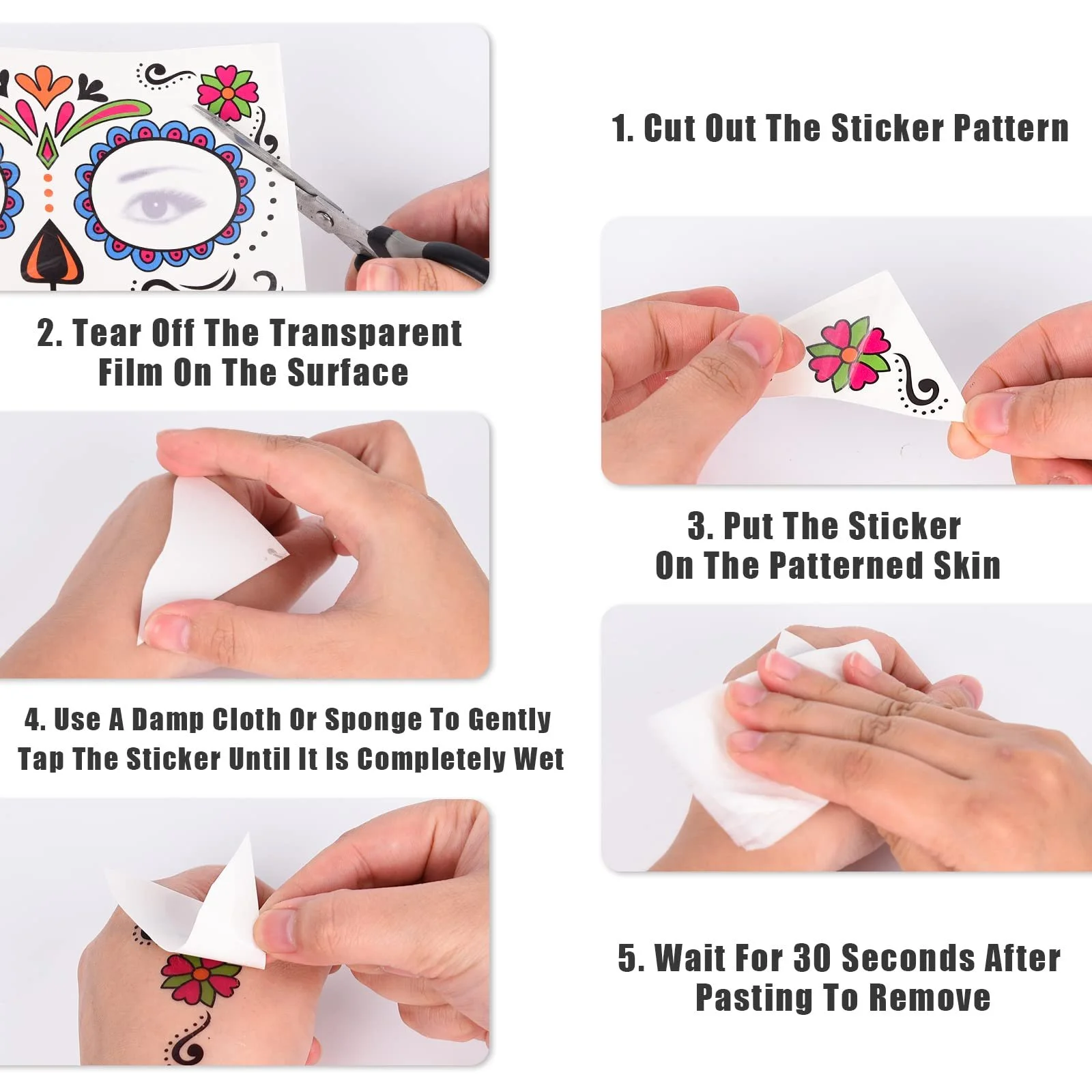 Обруч для волос с цветами Herefun, фото №3