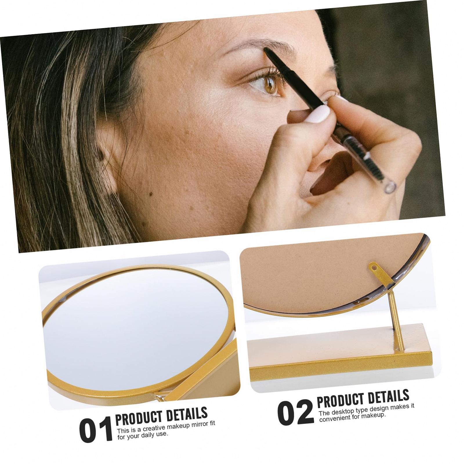 Зеркало Schminktisch Косметическое зеркало Ручное зеркало Античное зеркало Стекло Металл Путешествия, фото №7