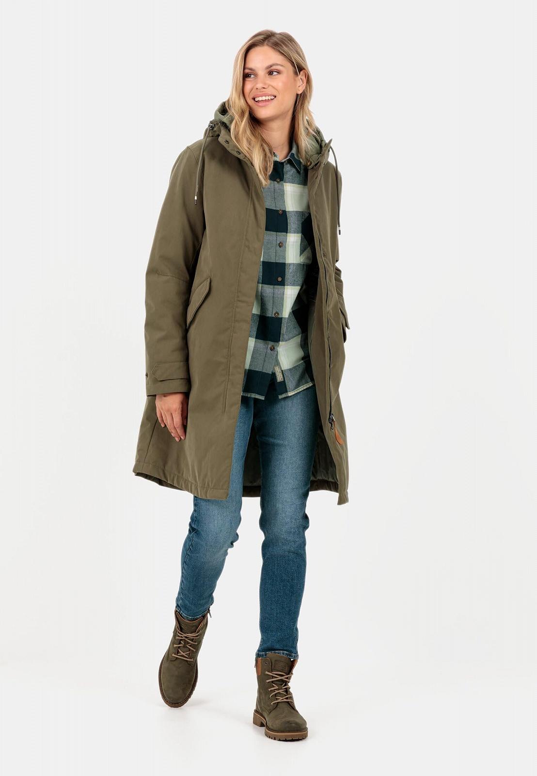 Функциональное пальто camel active Женское из органического хлопка, фото №5 Функциональное пальто camel active Женское из органического хлопка, фото №5